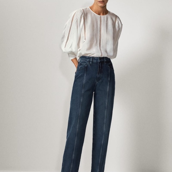 Massimo Dutti Denim - Massimo Dutti Hgh Waisted Mom Jeans